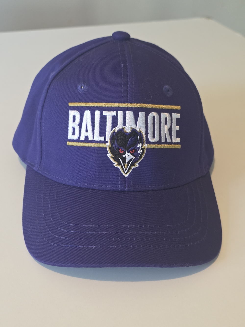 NFL Purple and Black Snapback Cap with NFL Hologram
